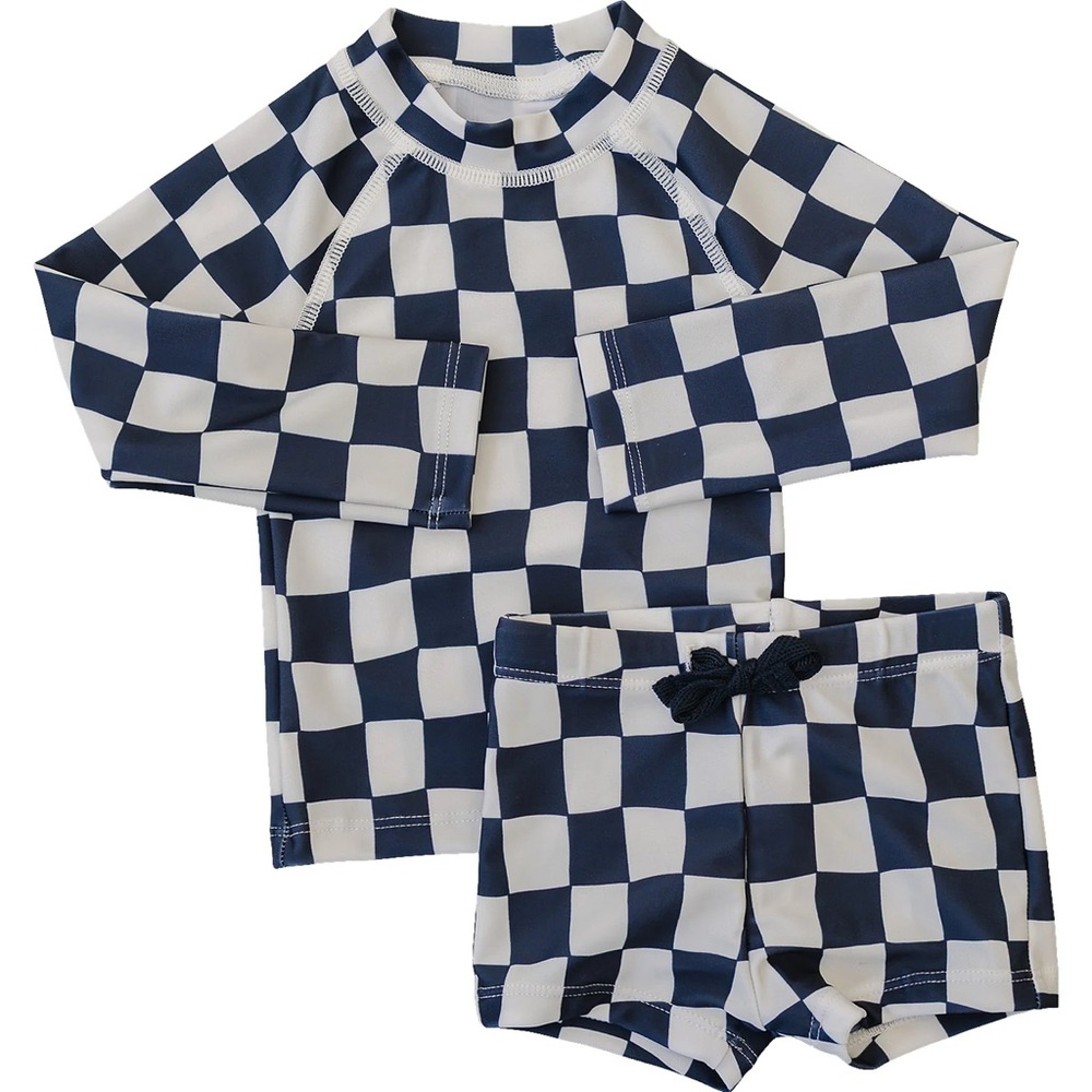 Mebie Baby Checkered Swimsuit